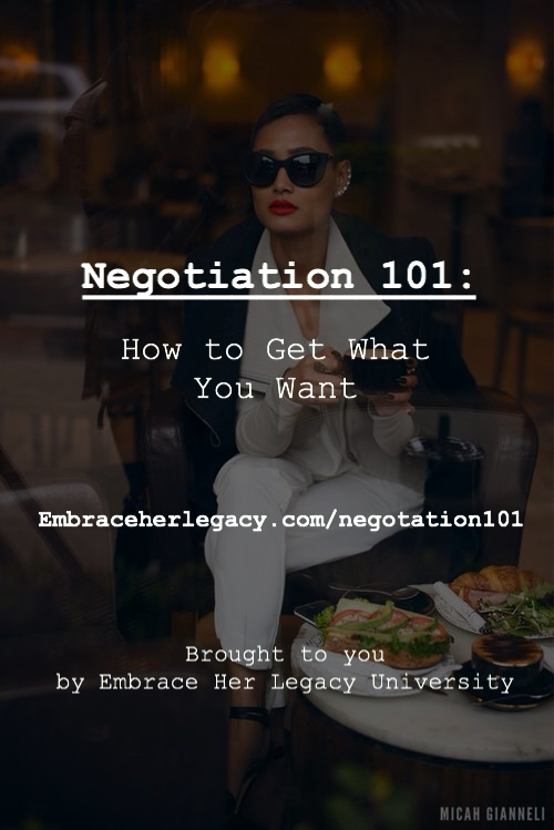 Negotiation 101: How to Get What You Want